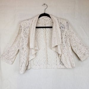 Poetry ivory lace top cover medium